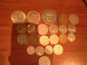 vand colectie monede-bancnote
