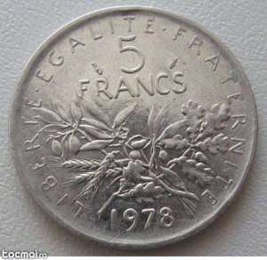 Vand moneda 5 franci