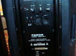SISTEM COMPLET THE BOX 400 W CU MIXER, CABLURI, COMPRESOR BEHRINGER