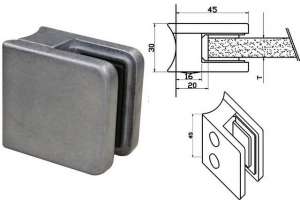 Cleme inox sticla