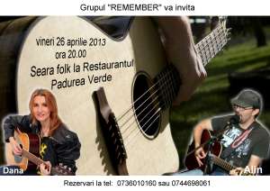 Trupa folk REMEMBER pentru momente de suflet cu melodii folk cunoscute,  compozitii si cover-uri int