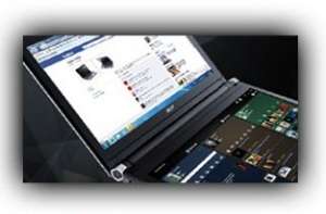 Vand Laptop Accer Iconia - 2 ecrane Multi Touch Acer Iconia 50% din pretul din magazin