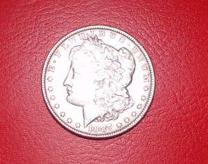Vand moneda de argint,  1 dolar 1887