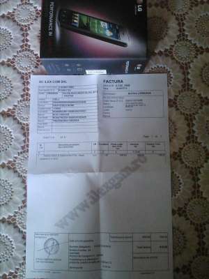 Smartphone LG E 730 Optimus Sol cu factura si garantie 20 luni