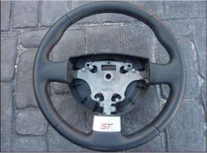 Volan piele Ford TRANSIT CONNECT  model 2003-2009 inscriptionat  " ST "