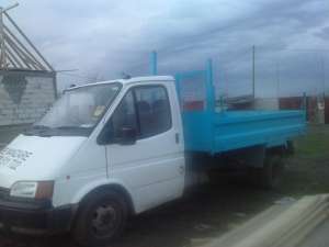 ford tranzit basculabil cu cilindru langa cabina ca la tir  din 2 elementi