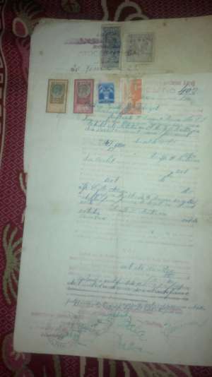 vand 2 acte notariale scrise de mana