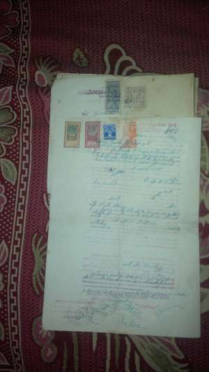 vand 2 acte notariale scrise de mana