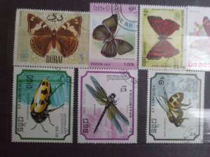 Catalog cu timbre flori si insecte