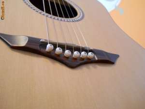 Chitara acustica "Mahogany" + husa Ibanez + capodastru de metal