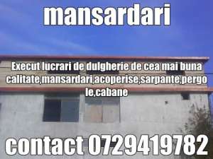 Montaj acoperis, tigle metalice si dulgherie