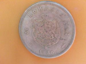 VAND MONEZI CAROL I 5 LEI 1880 140 eur SI MONEZI REGELE MIHAI 1941 si 1946 100eur