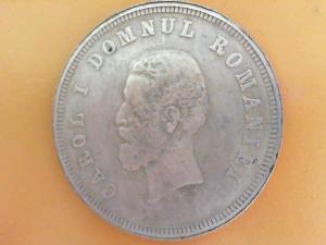 VAND MONEZI CAROL I 5 LEI 1880 140 eur SI MONEZI REGELE MIHAI 1941 si 1946 100eur