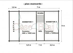 Casa din lemn ,   casa de vacanta ,  cabane - model Liliana  tel. 0760-427621