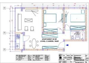Apartamente moderne nou construite,  personalizate,  2 dormitoare,  living cu bucatarie,  baie