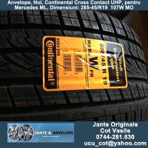 Ofer spre vanzare Jante Originale,  Mercedes,  ML,  Noi,  pe 19 inch impreuna cu Anvelopele Continen