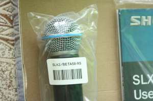 Vand microfon Wireless SHURE Beta 58 / SLX 24