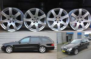 Mercedes E W211 Jante auto originale pe 17