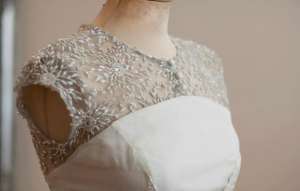 Rochie de mireasa argintata