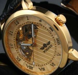 Ceas winner Dial Fashion Hand Wind-ceas mecanic