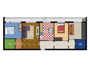 68.000 Euro âStr. Plt. Radu Gheorghe- Titan.Ap 4 cam