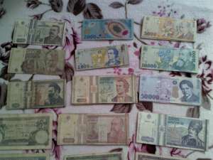 vand colectie bacnote romanesti si straine