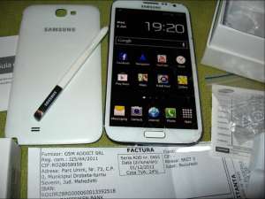 999LEI Vand Samsung Galaxy Note 2 Alb White cumparat de nou