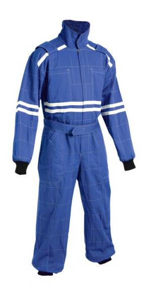 COMBINEZON DE PROTECTIE ALBASTRU/ALB