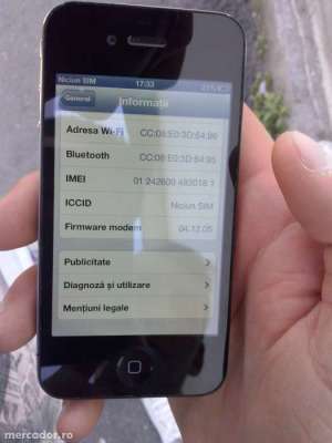 Vand Iphone 4s neverlocked 16gb