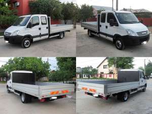 IVECO  DAILY 35C 10  AN 2007  EURO 4 "" 7 LOCURI + PLATFORMA 4, 20 M ""