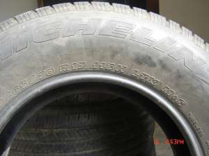 Vand 4 anvelope Michelin 265/70 R17 113H M+S,  stare foarte buna. Pret 700 ron toate cele 4 bucati, 