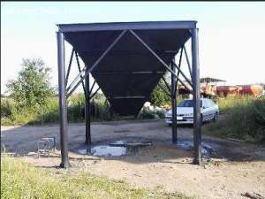 Rigole,  rampe metalice