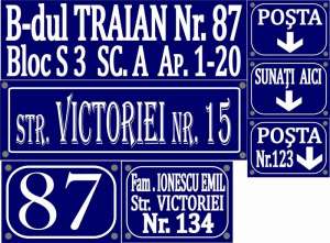 Placi ATENTIE CAINE RAU personalizate fullcolor