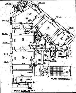 Inchiriez apartament 4 camere etaj