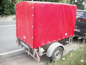 SEMIREMORCA auto 1000 kg cu Prelata  / tel: 0726-284093 /