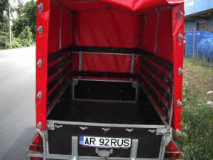 SEMIREMORCA auto 1000 kg cu Prelata  / tel: 0726-284093 /