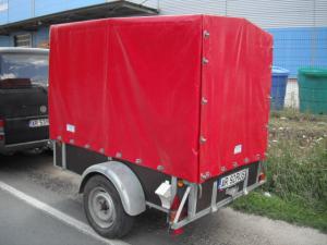 SEMIREMORCA auto 1000 kg cu Prelata  / tel: 0726-284093 /