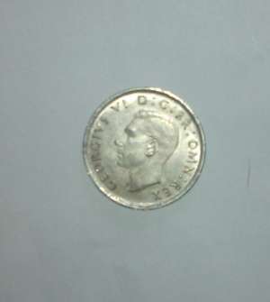 Vand moneda de argint 1937 Georgivs VI D:G:BR:OMN:REX FID:DEF:IND:IMP CROWN 1937