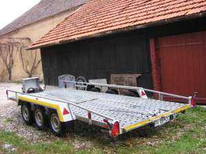 platorma auto 3axe cu troliu electric