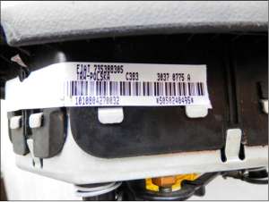 Airbag FIAT PANDA model 2004-2013