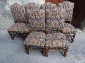 2 FOTOLII SI 6 SCAUNE TAPISERIE AUBUSSON