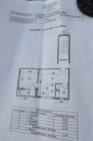 Vand Apartament 2cam la Oferta nou zona Buc noi 45.800e