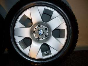 JANTE BMW SERIA 7 PE 17 CU ANVELOPE DUNLOP DE IARNA