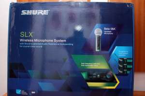 Vand microfon Shure wireless SLX24 / Beta 58A Nou 
( SIGILAT )