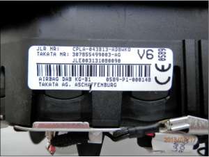 AIRBAG sofer LAND ROVER ,  EVOQUE ,  LAND ROVER SPORT ,  LAND ROVER RANGE ROVER SPORT  model 2013-20