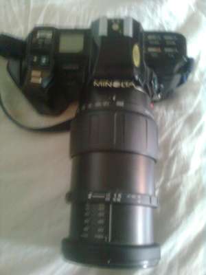 vand aparat foto minolta cu obiective