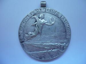 Medalie din argint "In Amintirea Inaltatorului Avint"1913