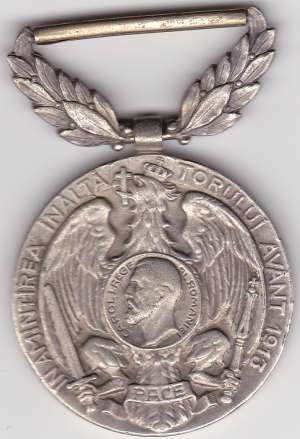 V�nd medalie argint "�n amintirea �nălţătorului av�nt 1913"