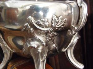 Cafetiera argint masiv sec XIX,    titlul 950,    marcaj  cap de minerva