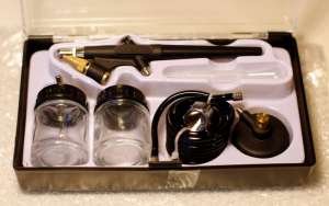 Aerograf pentru incepatori Single-action air brush set